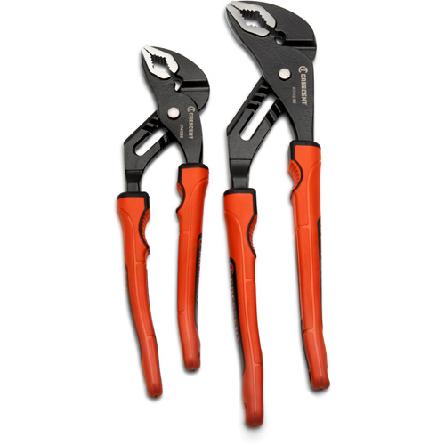 Grip Zone V-Jaw Tongue & Groove Plier Set with Dual Material Rawhide Handle, 2 Pieces Ottawa Fastener Supply