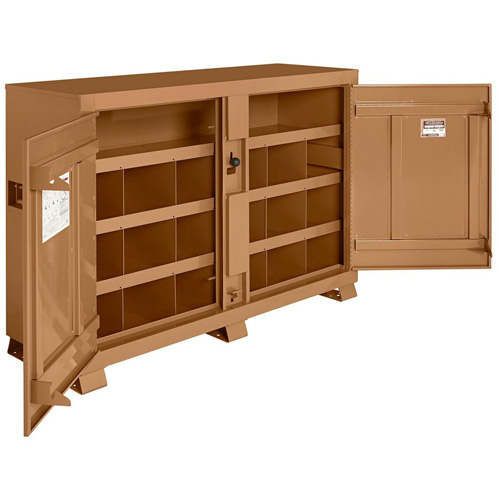 Armoire &agrave; bacs mod&egrave;le 129 avec cadenas, Acier, 48 pi³, Havane Ottawa Fastener Supply