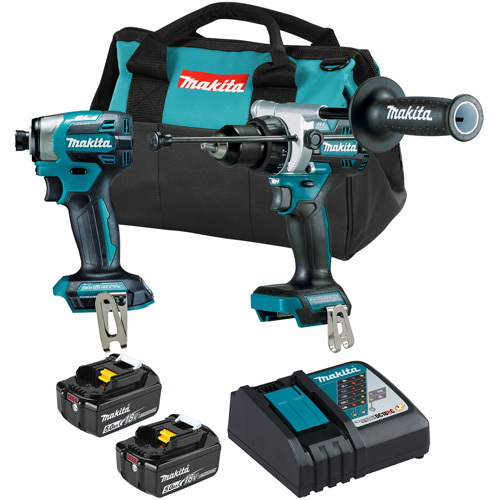LXT Brushless Cordless Impact Driver & Hammer Drill/Driver Combo Kit, Lithium-Ion, 18 V Ottawa Fastener Supply