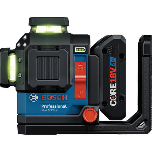 Laser dalignement/nivellement 360 connect&eacute; &agrave; faisceau vert &agrave; trois points Ottawa Fastener Supply