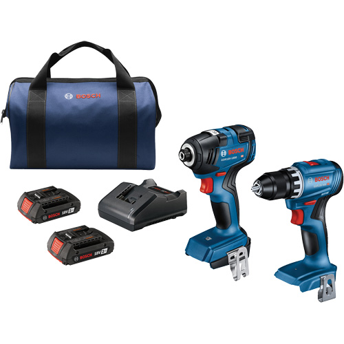 2-Tool Combo Kit, Lithium-Ion, 18 V Ottawa Fastener Supply