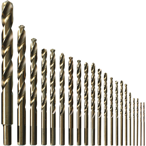 Drill Bit Set, 21 Pieces, Cobalt Ottawa Fastener Supply