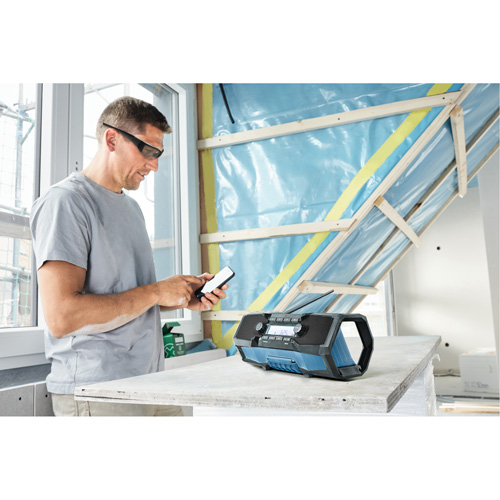 Radio de chantier compacte avec Bluetooth 5.0, Lithium-ion, 18 V Ottawa Fastener Supply