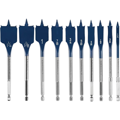 Daredevil&reg; Spade Bit Set, 10 Pieces Ottawa Fastener Supply