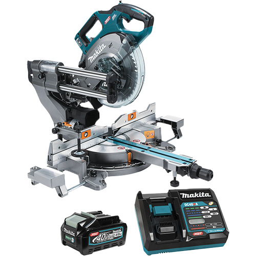 XGT Brushless Dual Compound Mitre Saw with AWS Ottawa Fastener Supply