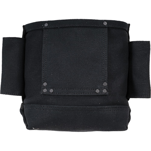 Phantom Collection Nut & Bolt Bag with 2 Sleeves, Canvas, 3 Pockets, Black Ottawa Fastener Supply