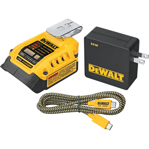 Trousse de recharge USB MAX*/FLEXVOLT 5 A, 20 V, Lithium-ion Ottawa Fastener Supply
