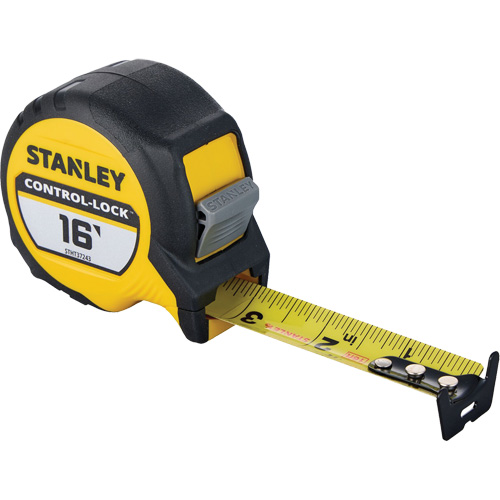 CONTROL-LOCK Tape Measure, 25 mm x 16', Imperial Graduations Ottawa Fastener Supply