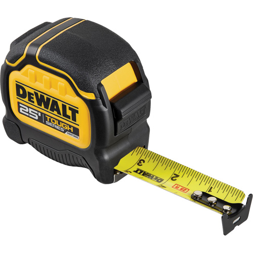 TOUGHSERIES Tape Measure, 25', Imperial Graduations Ottawa Fastener Supply