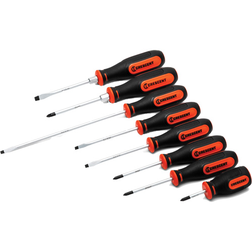Dual Material Screwdriver Set, 8 Pcs. Ottawa Fastener Supply