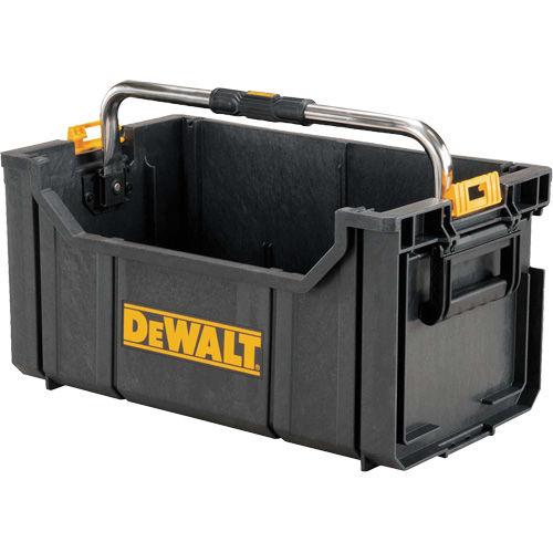 ToughSystem&reg; Tote with Carrying Handle, 12-1/2" W x 21-9/10" D x 21-9/10" H, Black Ottawa Fastener Supply