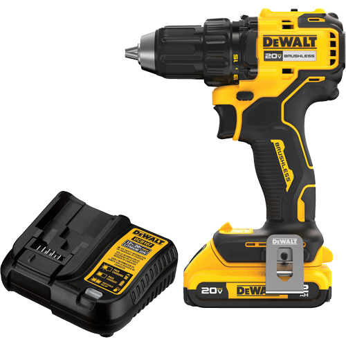 Ensemble de perceuse-visseuse sans fil et sans balai, Lithium-ion, 20 V, Mandrin 1/2" Ottawa Fastener Supply