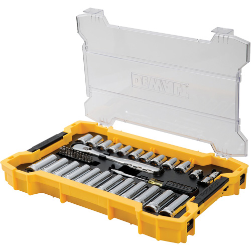 Jeu d'outils 3/8" & 1/2" pour m&eacute;canicien avec plateau & couvercle TOUGHSYSTEM 2.0 Ottawa Fastener Supply