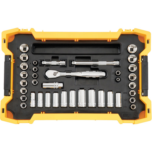 Jeu d'outils 3/8" & 1/2" pour m&eacute;canicien avec plateau & couvercle TOUGHSYSTEM 2.0 Ottawa Fastener Supply