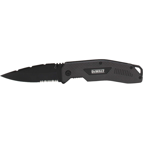 Heavy-Duty Pocket Knife, Carbon Fibre Handle Ottawa Fastener Supply