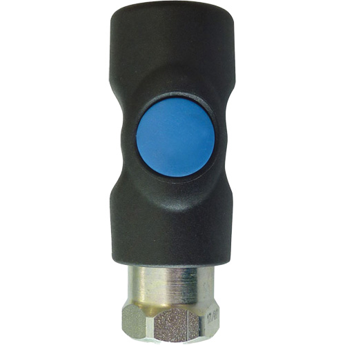 TOPQUIK S1 Industrial Quick Coupler, Polyester Composite/Stainless Steel, 1/4", Female NPT, 174 PSI Ottawa Fastener Supply