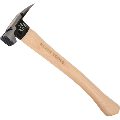 Marteau &agrave; panne fendue droite &agrave; face meul&eacute;e, 22 oz, Prise en Bois, 16-1/10" lo Ottawa Fastener Supply