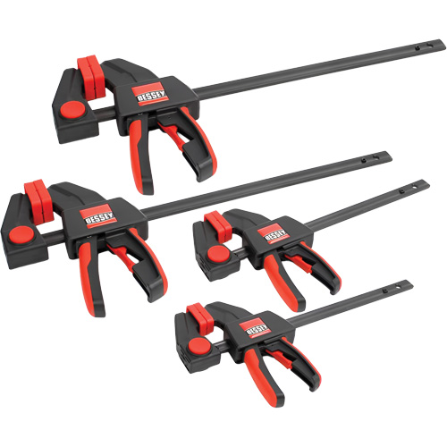 Ensemble de serre-joints &agrave; g&acirc;chette, moyen et grand formats (4 pi&egrave;ces), 12" (304,8 mm)/6" (152,4 mm) Ottawa Fastener Supply