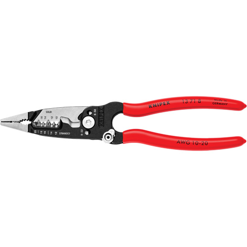 Forged Wire Stripper, 8" L, 10 - 20 AWG Ottawa Fastener Supply