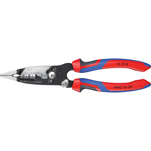 Forged Wire Stripper with KNIPEXTEND Handle, 8" L, 10 - 20 AWG Ottawa Fastener Supply