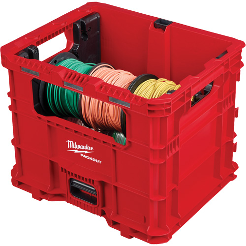 Bac distributeur de fils XL PACKOUT, 15-3/4" x 18-5/8" x 15", Noir/Rouge Ottawa Fastener Supply