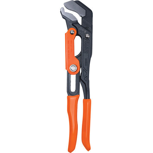 Quick-Adjust S-Jaw Pipe Wrench, 2" Jaw Capacity, 16-3/5" Long, Powder Coated Finish, Dipped Handle Ottawa Fastener Supply