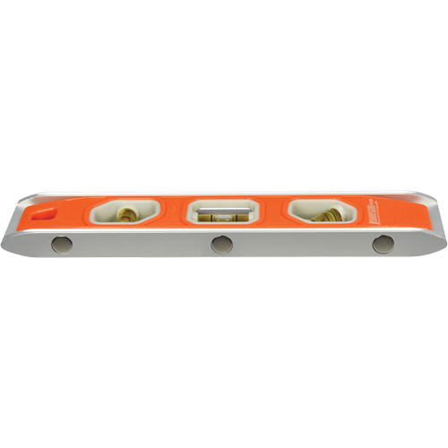 Niveau Torpedo Glo-View&reg;, 9" lo, Aluminium, 3 fioles, Magn&eacute;tique Ottawa Fastener Supply