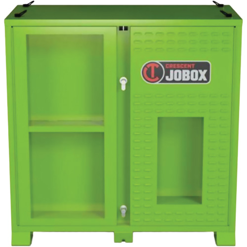 Ventilated Onsite PPE Storage Cabinet, Steel, High-Visibility Lime Green Ottawa Fastener Supply