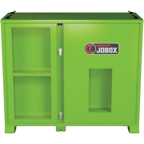 Ventilated Onsite PPE Storage Cabinet, Steel, High-Visibility Lime Green Ottawa Fastener Supply