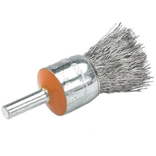 Brosses mont&eacute;es &agrave; fils cr&ecirc;p&eacute;s, 1/2", Fils 0,01", Tige 1/4" Ottawa Fastener Supply