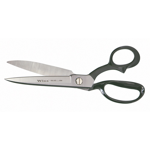 Wide Blade Industrial Shears, 4-3/4" Cut Length, Rings Handle Ottawa Fastener Supply