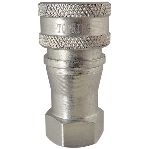 Hydraulic Quick Coupler - Steel Manual Coupler, Brass/Stainless Steel Ottawa Fastener Supply