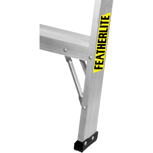 Industrial-Duty Sawhorse, 2' H x 31.9375" W x 23.50" D, 300 lbs. Capacity, Aluminum Ottawa Fastener Supply