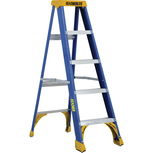 Industrial Duty Stepladders (6300 Series), 5', Fibreglass, 250 lbs. Capacity, Type 1 Ottawa Fastener Supply