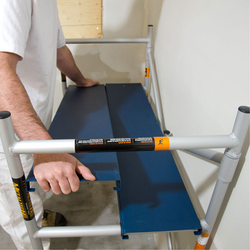 Mobile Work Scaffolding - Mini Scaffoldings, Aluminum Frame, 42" D x 48-1/2" H Ottawa Fastener Supply