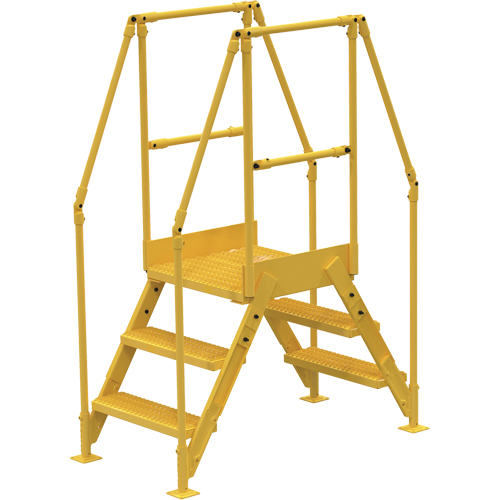 Crossover Ladder, 66-1/2" Overall Span, 30" H x 36" D, 24" Step Width Ottawa Fastener Supply