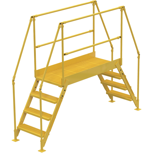 Crossover Ladder, 91 " Overall Span, 40" H x 48" D, 24" Step Width Ottawa Fastener Supply
