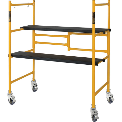 Jobsite Series 4' Basic Mini Scaffold Kit, Steel Frame, 41" D x 45-3/4" H Ottawa Fastener Supply