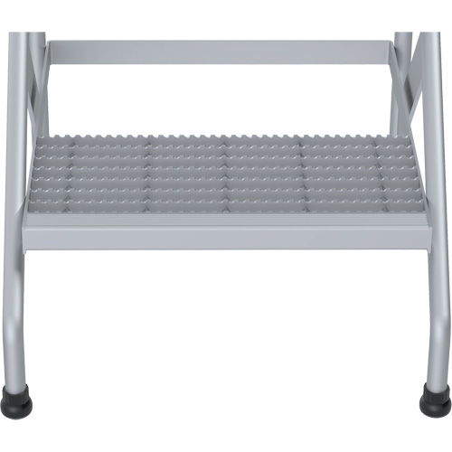 Aluminum Step Stand, 2 Step(s), 22-13/16" W x 24-9/16" L x 20" H, 500 lbs. Capacity Ottawa Fastener Supply