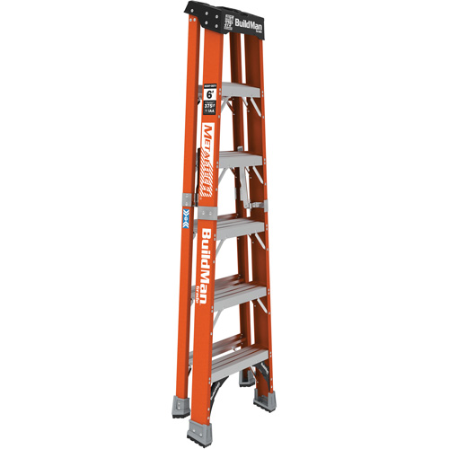 Step Ladder, 6', Fibreglass, 375 lbs. Capacity, Type 1AA Ottawa Fastener Supply