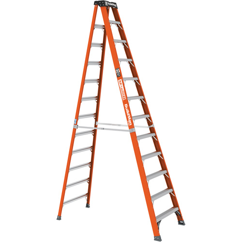 Step Ladder, 12', Fibreglass, 375 lbs. Capacity, Type 1AA Ottawa Fastener Supply