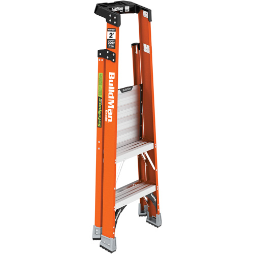 Safespace Platform Step Ladder, 2', 300 lbs. Cap. Ottawa Fastener Supply