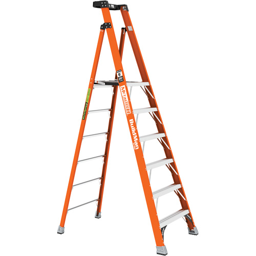 Safespace Platform Step Ladder, 6', 300 lbs. Cap. Ottawa Fastener Supply