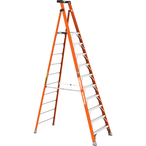 Safespace Platform Step Ladder, 10', 300 lbs. Cap. Ottawa Fastener Supply