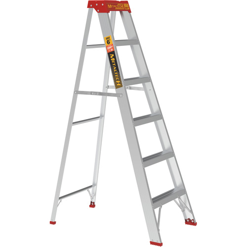Step Ladder, 6', Aluminum, 200 lbs. Capacity, Type 3 Ottawa Fastener Supply