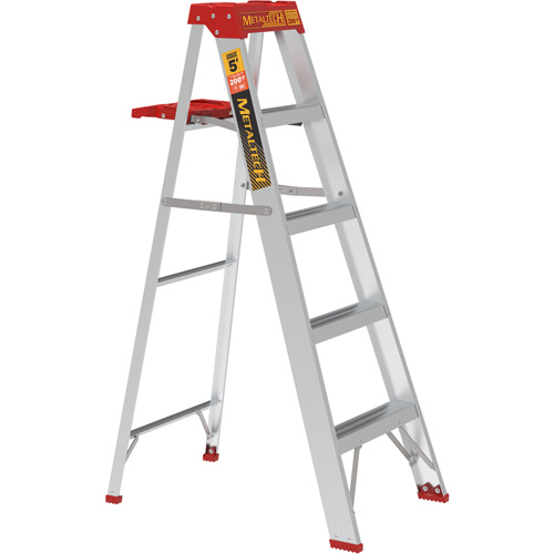 Step Ladder with Paint Tray, 5', Aluminum, 200 lbs. Capacity, Type 3 Ottawa Fastener Supply
