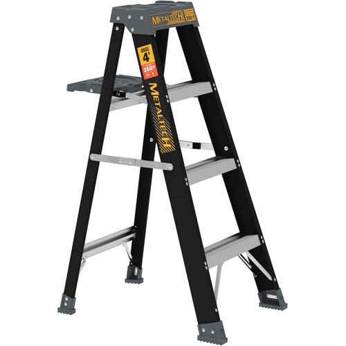 Step Ladder with Paint Tray, 4', Fibreglass, 250 lbs. Capacity, Type 1 Ottawa Fastener Supply