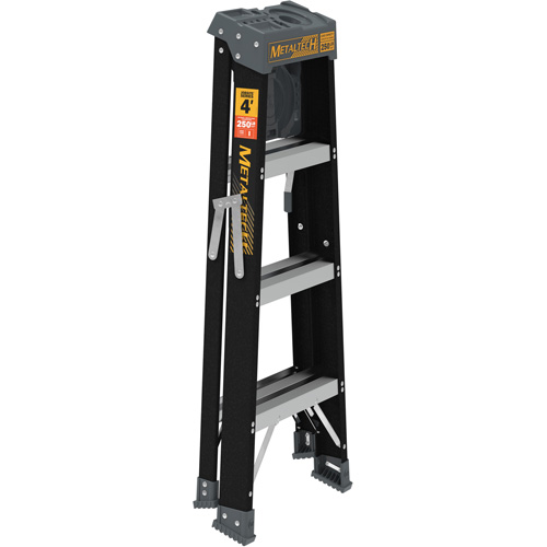 Step Ladder with Paint Tray, 4', Fibreglass, 250 lbs. Capacity, Type 1 Ottawa Fastener Supply