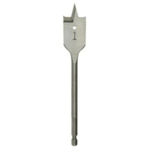 Flat Boring Bit, 7/16" Diameter, 1/4" Hex Shank, 6" Length Ottawa Fastener Supply