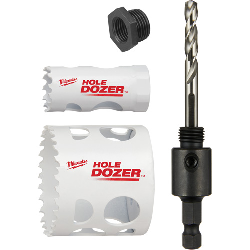 Hole Dozer Door Lock Hole Saw Kit, 4 Pieces Ottawa Fastener Supply